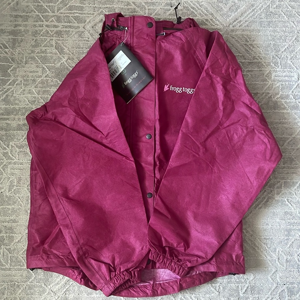 The Frogg Toggs Women’s All Purpose Rain jacket.